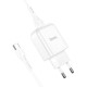 Hoco N2 Vigour Single Port Set Type-C White Зарядно