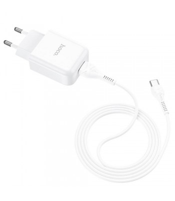 Hoco N2 Vigour Single Port Set Type-C White Зарядно
