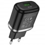 Hoco N3 Special Single Port QC3.0 Black Зарядно Hoco N3 Special Single Port QC3.0 Black Зарядно