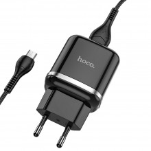 Hoco N3 Special Single Port QC3.0 Set Micro USB Black Зарядно Hoco N3 Special Single Port QC3.0 Set Micro USB Black Зарядно