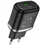 Hoco N3 Special Single Port QC3.0 Set Micro USB Black Зарядно Hoco N3 Special Single Port QC3.0 Set Micro USB Black Зарядно