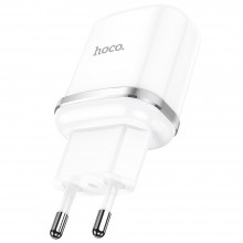 Hoco N3 Special Single Port QC3.0 White Зарядно Hoco N3 Special Single Port QC3.0 White Зарядно