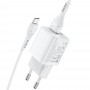 Hoco N8 Briar Dual Port Set Micro USB White Зарядно Hoco N8 Briar Dual Port Set Micro USB White Зарядно
