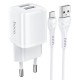 Hoco N8 Briar Dual Port Set Micro USB White Зарядно