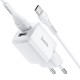 Hoco N8 Briar Dual Port Set Type-C White Зарядно