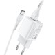 Hoco N8 Briar Dual Port Set Type-C White Зарядно