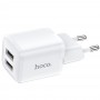 Hoco N8 Briar Dual Port White Зарядно