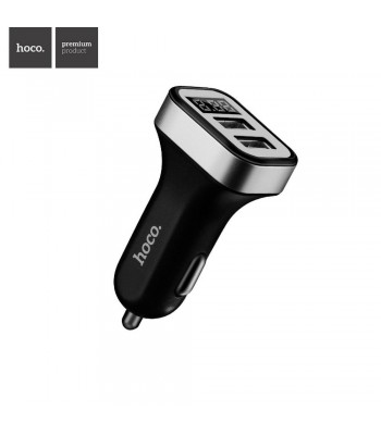 Hoco Z3 2USB LCD Car Black Зарядно