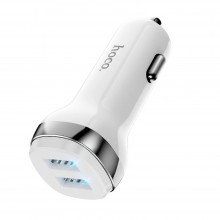 Hoco Z40 Superior Dual Port Car White Зарядно Hoco Z40 Superior Dual Port Car White Зарядно