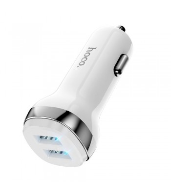 Hoco Z40 Superior Dual Port Car White Зарядно