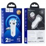Hoco Z40 Superior Dual Port Car White Зарядно Hoco Z40 Superior Dual Port Car White Зарядно