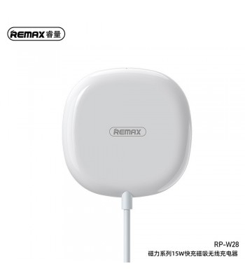 Remax RP-W28 Wireless Magnetic Fast White Зарядно