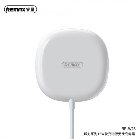 Remax RP-W28 Wireless Magnetic Fast White Зарядно